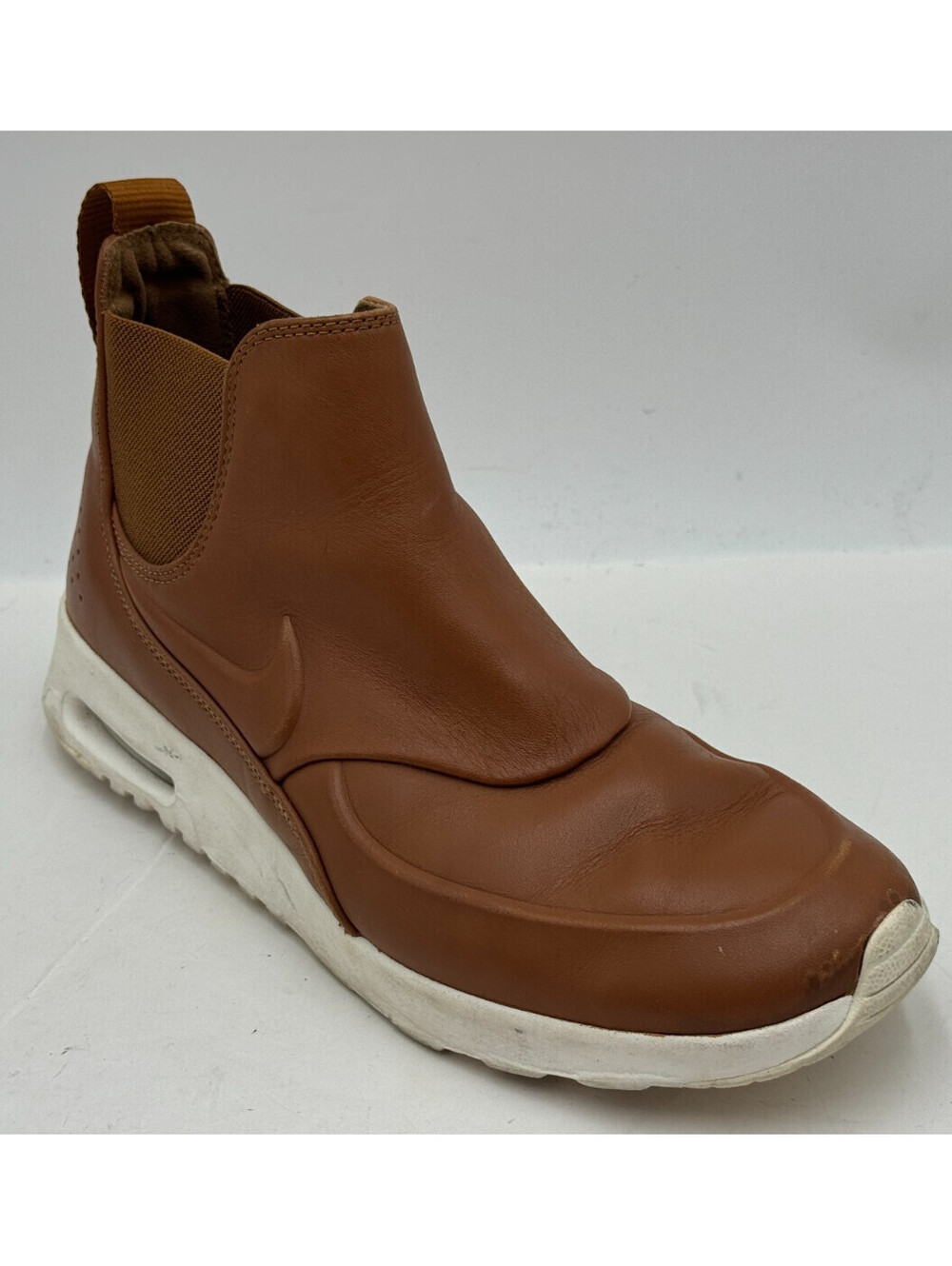 Nike Air Max Thea Mid Women's Chelsea Boots 9 Ale Brown Leather Boots 859550-200